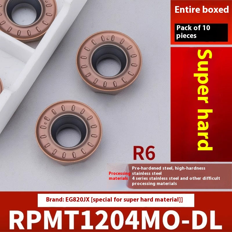 2042-CNC milling inserts, RPMW carbide R5 machining center, R4 milling machine, R6 milling inserts, RPMT round cutter cutters Shandong Denso Pricision Tools Co.,Ltd.